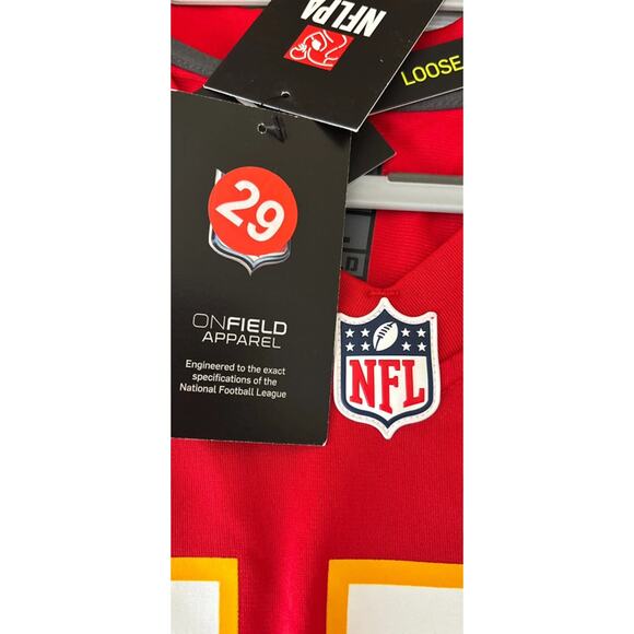 Patrick Mahomes Nike NFL Jersey Red  and White Graphics Unisex XXXL - Picture 12 of 16